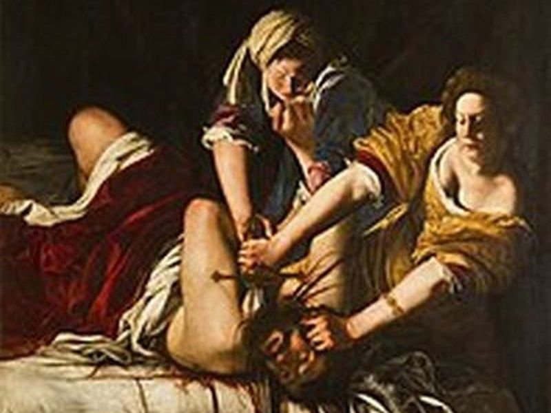© Artemisia Gentileschi, Judith und Holofernes, Uffizien, Florenz (Quelle: Wikimedia; Lizenz: public domain/United States public domain) © Artemisia Gentileschi, Judith und Holofernes, Uffizien, Florenz (Quelle: Wikimedia; Lizenz: public domain/United States public domain)