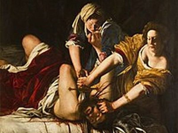 ©  Artemisia Gentileschi, Judith und Holofernes, Uffizien, Florenz (Quelle: Wikimedia; Lizenz: public domain/United States public domain)