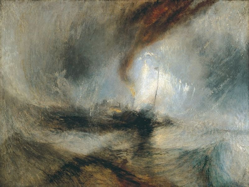 William Turner, Snow Storm, 1842 William Turner, Snow Storm, 1842