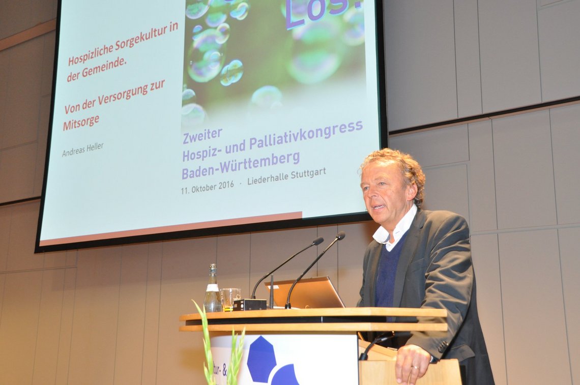 Andreas Heller zu Gast beim Hospizkongress.