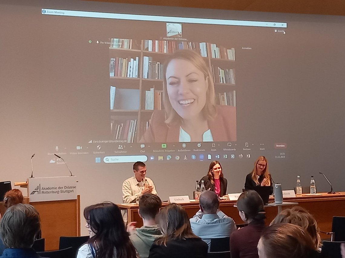 Vortrag im großen Saal