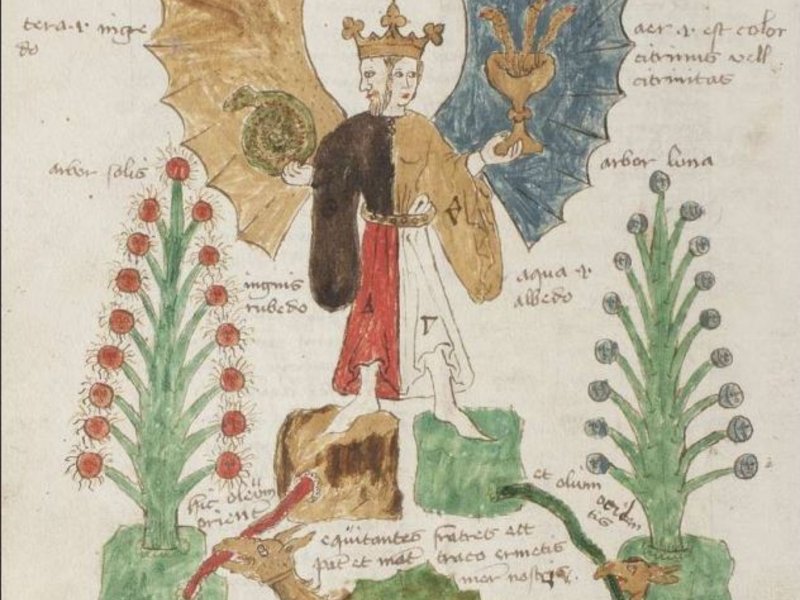 Christlicher Hermaphrodit, © Wolfenbüttel, Herzog August Bibliothek, Cod. Guelf. 433 Helmst., fol. 103v.