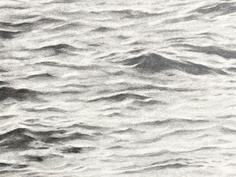 Xianwei Zhu, Ausschnitt aus »Auf der Suche nach der Freiheit«, Acryl auf Leinwand, 54 x 38 cm