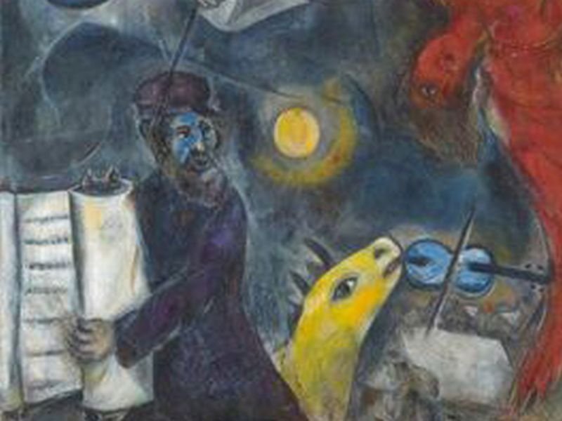 Marc Chagall, Der Engelssturz, © VG Bild-Kunst Marc Chagall, Der Engelssturz, © VG Bild-Kunst