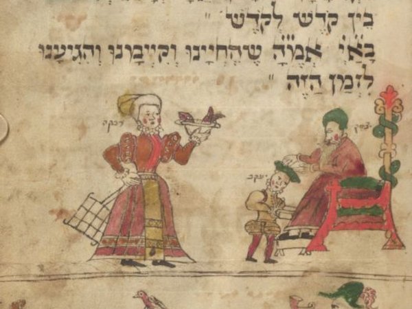 "Jakobssegen" aus dem Machsor der Familie Ulmo-Günzburg, Hs 7058 © Germanisches Nationalmuseum