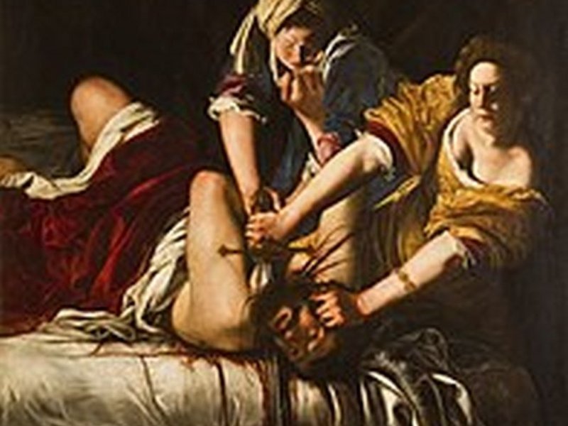 © Artemisia Gentileschi, Judith und Holofernes, Uffizien, Florenz (Quelle: Wikimedia; Lizenz: public domain/United States public domain) © Artemisia Gentileschi, Judith und Holofernes, Uffizien, Florenz (Quelle: Wikimedia; Lizenz: public domain/United States public domain)